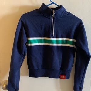 Dickie’s crop crew neck